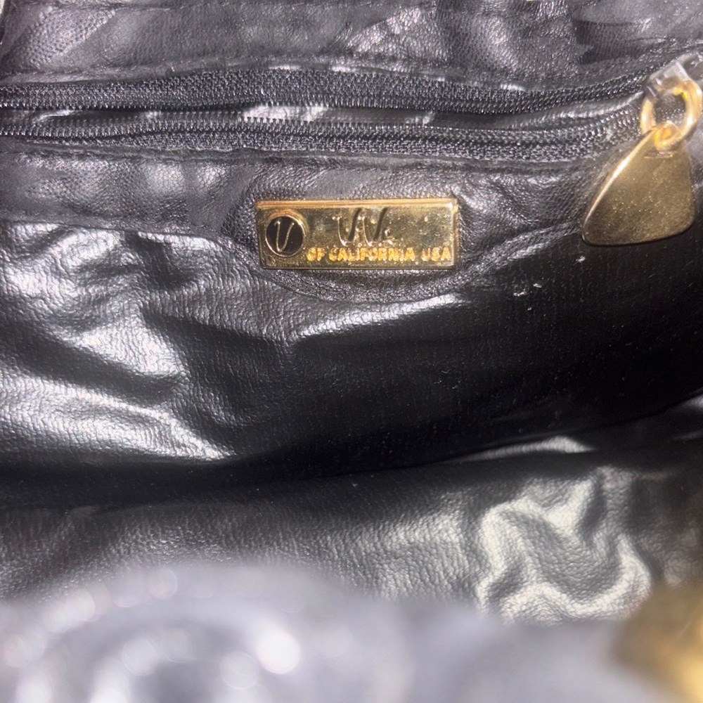 Elegant Black Clutch with Colorful Accents vintage - Picture 3 of 7